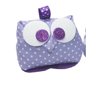 Chouette artisanale en tissu