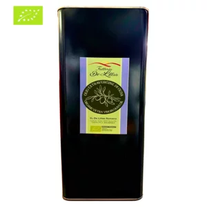 Huile d'olive extra vierge biologique, mélange de Nocellara Calabrese et Geracese, 5 L