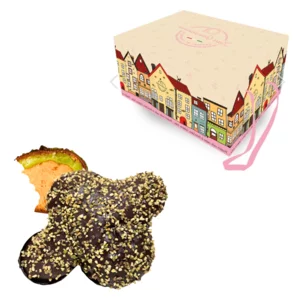 Colomba artigianale Dubai, farcita con Dubai chocolate, 1,1kg