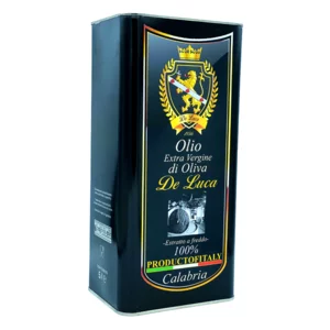 Olio extravergine di oliva 100% Italiano, De Luca, 5L