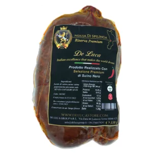 Nduja Di Spilinga Réserve Premium De Porc Noir De Luca 100% Italien Fabriqué En Calabre