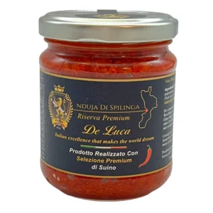 Spilinga Nduja Premium Reserve De Luca, 180g Glas