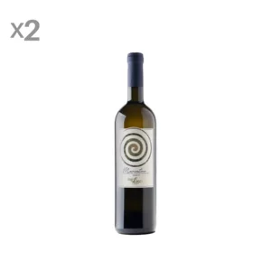 Vino bianco biologico siciliano Mamertino Doc, 2x750 ml 
