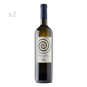 Vino bianco biologico siciliano Mamertino Doc, 2x750 ml 