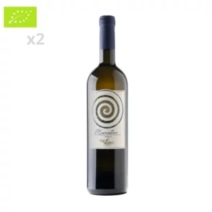 Vino bianco biologico siciliano Mamertino Doc, 2x750 ml 