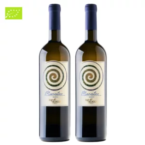 Vino bianco biologico siciliano Mamertino Doc, 2x750 ml 