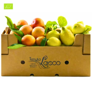 Arance tarocco e limoni zagara biologici, cassetta da 20kg