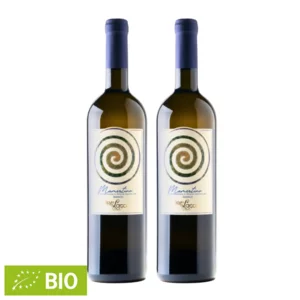 Vino bianco biologico siciliano Mamertino Doc, 2x750 ml 