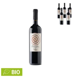 Vino rosso biologico siciliano Mamertino Doc, 6 x 750 ml 