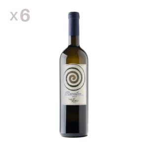 Vino bianco biologico siciliano Mamertino Doc, 6 x 750 ml 