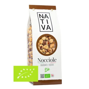 Noisettes bio décortiquées et grillées, 500gr