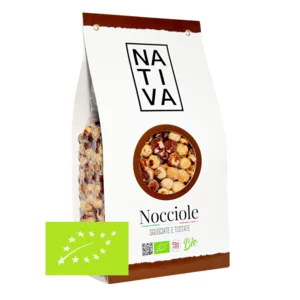 Nocciole biologiche sgusciate e tostate, 1kg