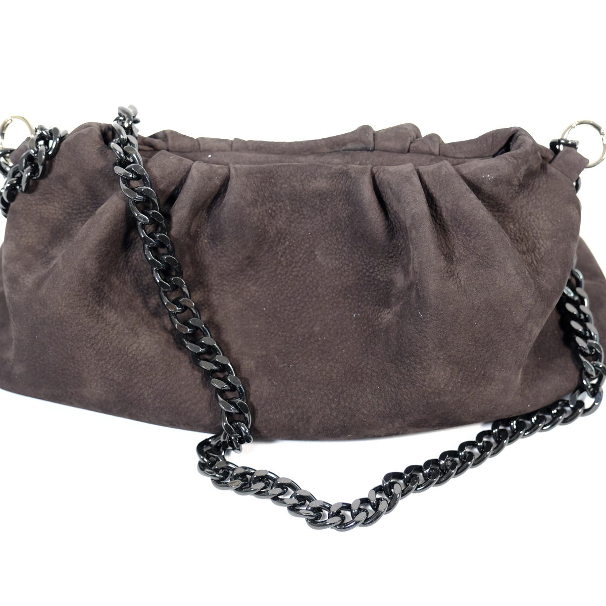 Drapiertasche aus verschiedenen Lederarten
