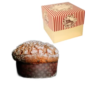 Panettone artisanal au chocolat et aux amandes, 1kg