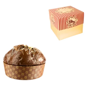 Panettone artigianale ai tre cioccolati, 750g