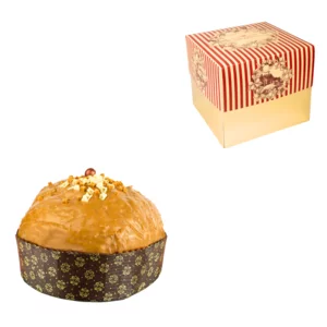 Panettone artigianale caramello e albicocca, 1kg