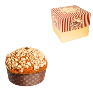 Panettone artigianale mandorlato gusto arancia, 1kg