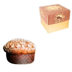 Panettone artigianale mandorlato al cioccolato, 1kg