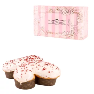 Colomba artigianale lampone e vaniglia, 1kg