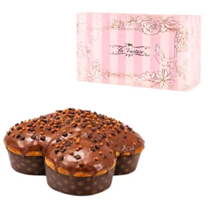 Colomba artigianale Rhum, castagne e cioccolato, 1kg