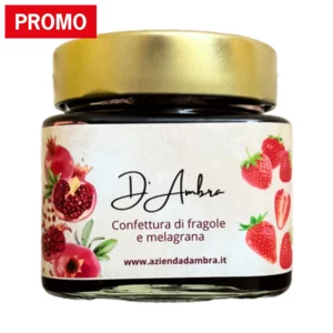 Confettura di melagrana e fragole D'Ambra, 220g