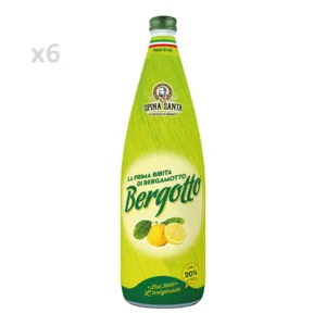 Bergamotte-Sprudelgetränk, Bergotto, 6x1L
