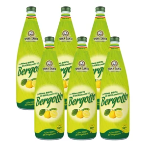 Bergamotte-Sprudelgetränk, Bergotto, 6x1L
