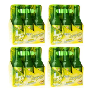 Bergamotte-Sprudelgetränk, Bergotto, 4 Packungen à 6 x 200 ml