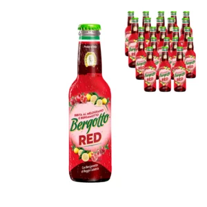 Bibita frizzante Bergotto Red, 24x200ml