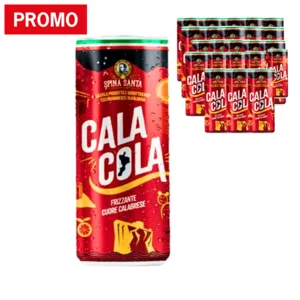 Bibita gassata calabrese Cala Cola, 24×33cl