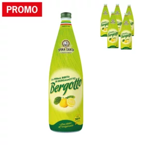 Boisson pétillante à la bergamote, Bergotto, 6x1L