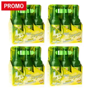 Boisson pétillante à la bergamote, Bergotto, 4 paquets de 6x200ml