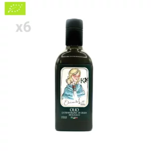 Huile d'olive extra vierge biologique extraite à froid - 100% italienne, 500 ml