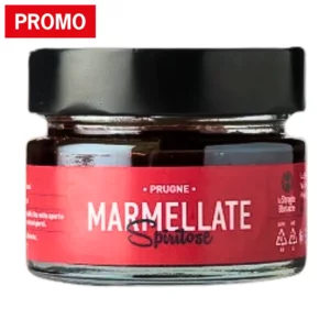 Marmellate leggermente alcolica alle prugne, 120g