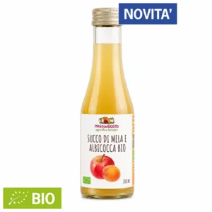 Succo di mela e albicocca Bio spremuto a freddo, 200ml 