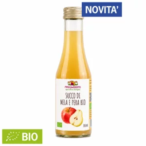 Succo di mela e pera Bio spremuto a freddo, 200ml 