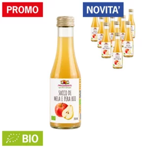 Succo di mela e pera Bio spremuto a freddo, 12x200ml 