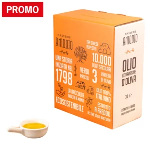 Olio extravergine d’oliva, bag in box 3L