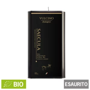 Olio extra vergine di oliva biologico Saecula monocultivar caninese, 1L