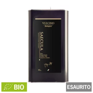 Olio extra vergine di oliva biologico Saecula monocultivar caninese, 3L