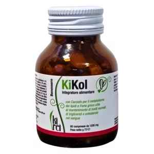 KiKol Nahrungsergänzungsmittel mit Artischocke und fermentiertem rotem Reis, 60 Tabletten