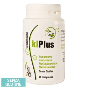 Integratore KiPlus multivitaminico e multiminerale senza glutine, 30 compresse