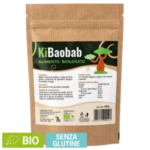 Kibaobab Bio, polpa di Baobab in polvere, 200g