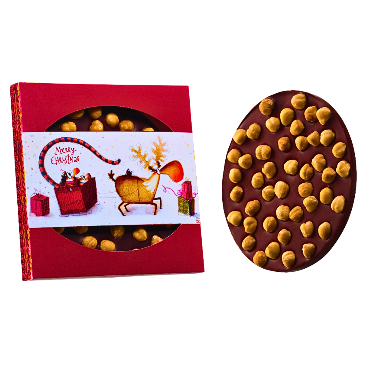 Il Noccioloso Fondente, 65 % dunkle Schokolade mit Haselnüssen aus dem Piemont g.g.A. 180 g.