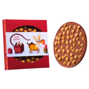 Tavoletta di cioccolato al latte con nocciole Piemonte I.G.P, Il Noccioloso al latte, 180g