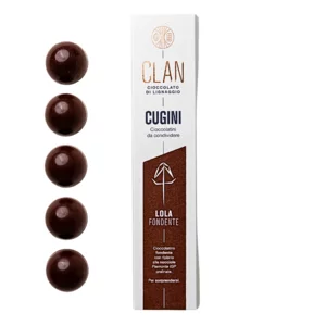 Cioccolatini fondenti ripieni alla nocciola Piemonte IGP pralinata, Lola, 45g