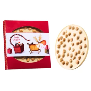 Tavoletta di cioccolato bianco e nocciole Piemonte I.G.P., Il Noccioloso bianco,180g