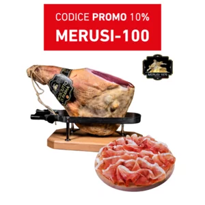 Prosciutto di Parma 24 mesi, selezione Merusi 1876, trancio, 3kg