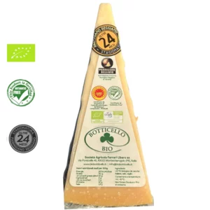 Parmigiano Reggiano BIO, antibiotic free, oltre 24 mesi, crosta doppia, 1kg