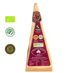 Parmigiano Reggiano BIO, antibiotic free, oltre 30 mesi, crosta doppia, 500g